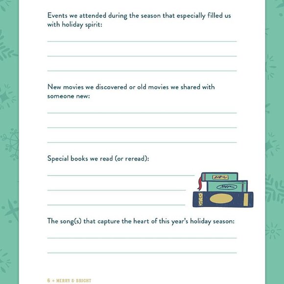 ($6) Merry & Bright Holiday Journal - Picture 8 of 8